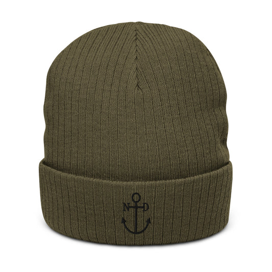 Anchor's Away Recycled Cuffed Beanie