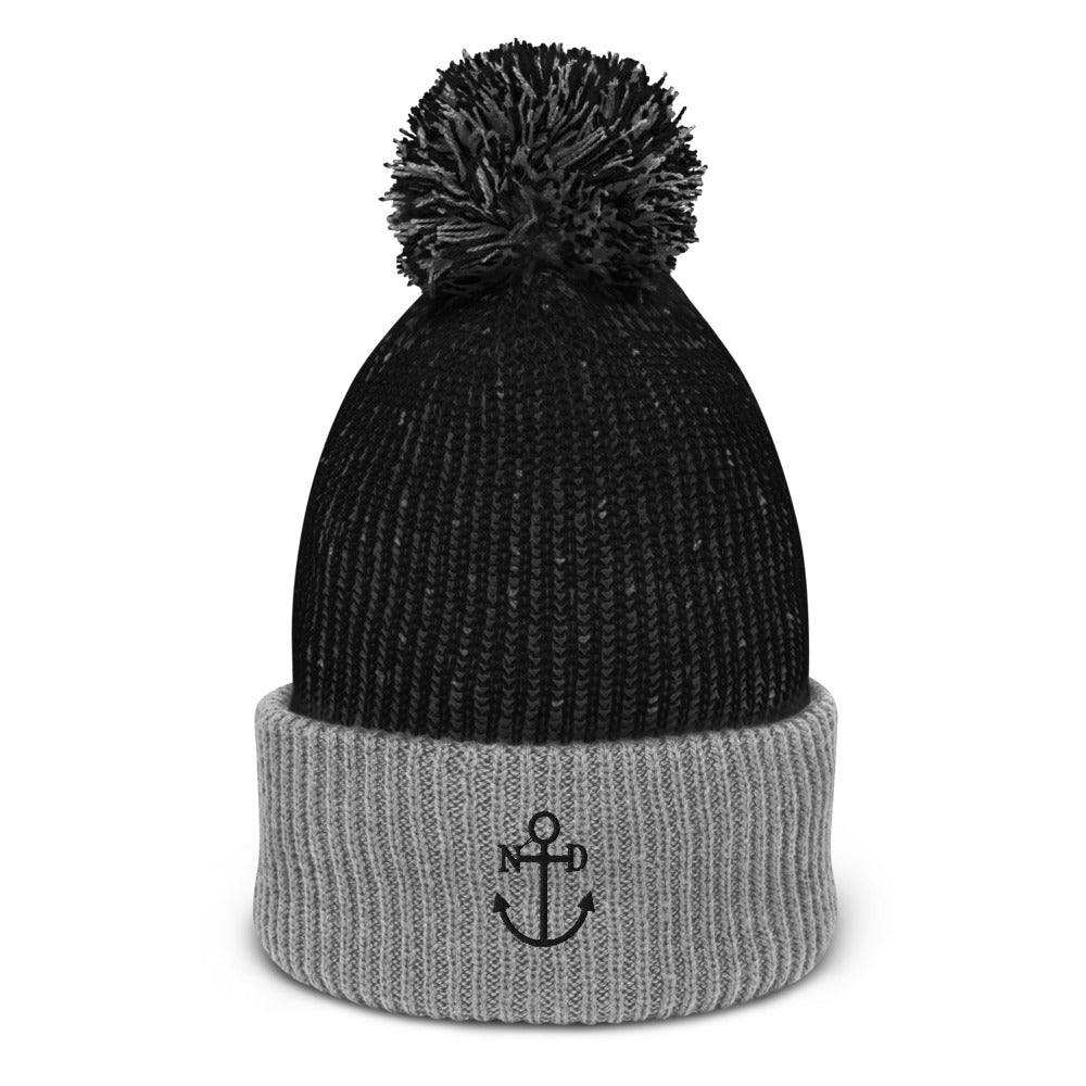 Anchor's Away Pom-Pom Beanie